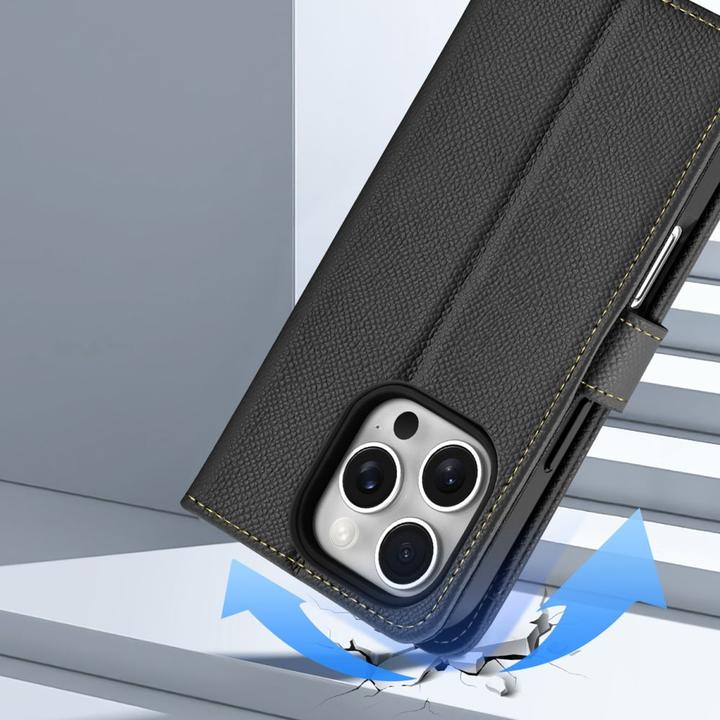 Produktbild Dux Ducis Lawa Series MagSafe Kunstleder Bookcover Hülle (Apple iPhone 16 Pro)