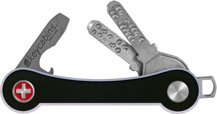Actual product image Keycabins Key organizer KCAFS1.1 aluminum frame S1 black