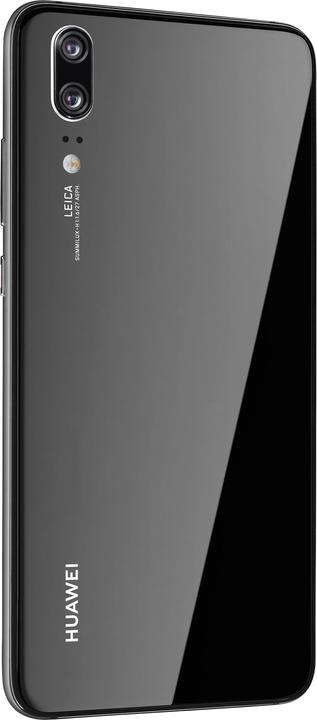 Produktbild Huawei P20 (128 GB, Black, 5.80", Dual SIM, 12 Mpx, 4G)