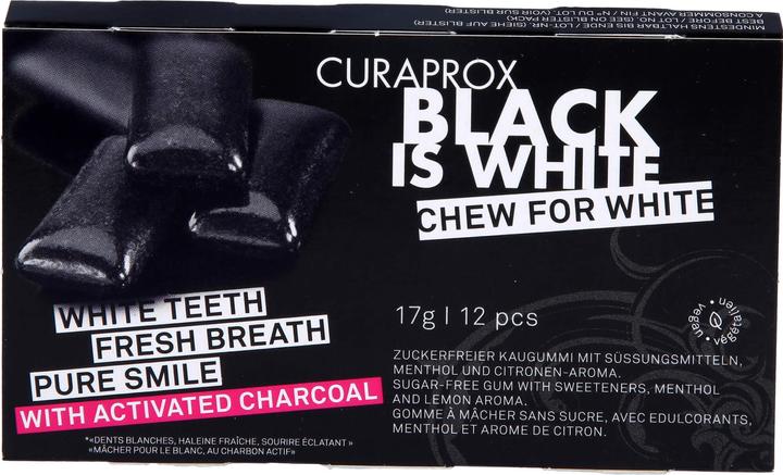 Immagine prodotto Curaprox Il nero è bianco gomma da masticare (12 pz., 23 g)
