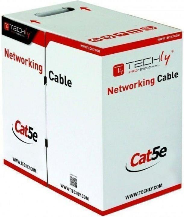 Immagine prodotto Techly ITP8-RIS-0305LO Cavo di rete F/UTP (FTP) (F/UTP, CAT5e, 305 m)