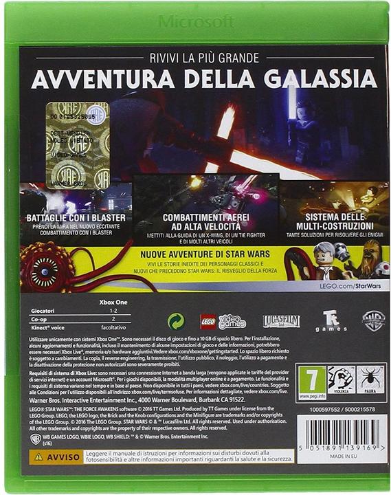 Image du produit WB LEGO Star Wars : The Force Awakens (Xbox One X, Xbox Series X, EN, IT)
