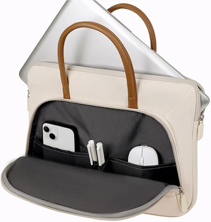 Image du produit Only-Bags.Store Sac à bandoulière portable pour ordinateur portable, sac de conférence portable, 14 pouces (14")