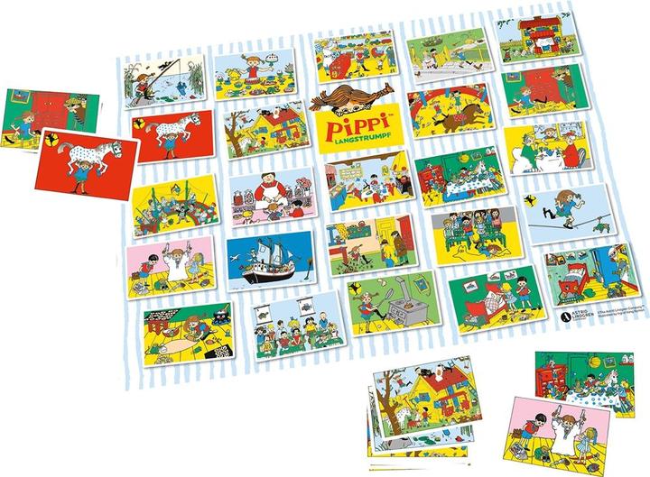 Actual product image Schmidt Spiele Pippi Longstocking The Funny Stuff Quest Metal Tin (German)