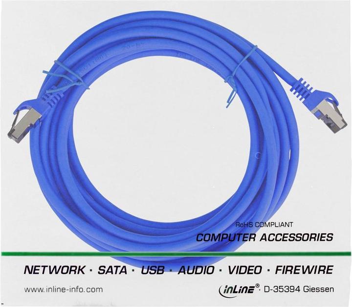 Produktbild InLine Patchkabel (S/FTP, CAT8.1, 10 m)