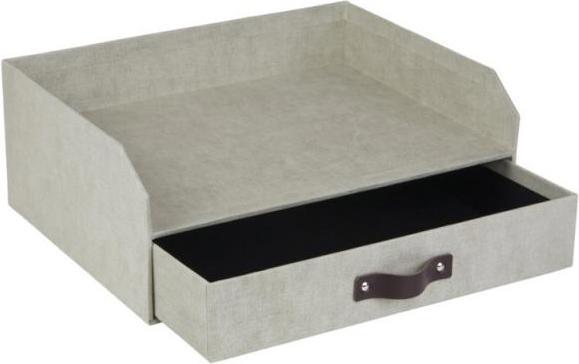 Actual product image Bigso Letter tray linen cover Walter Linen nature (A4)