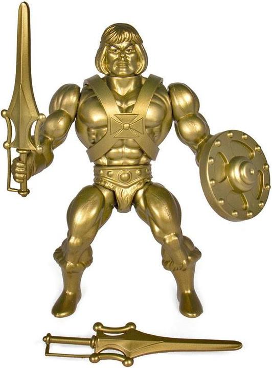 Produktbild Mattel Masters of the Universe Vintage Collection Actionfigur Wave 3 Gold He-Man 14 cm