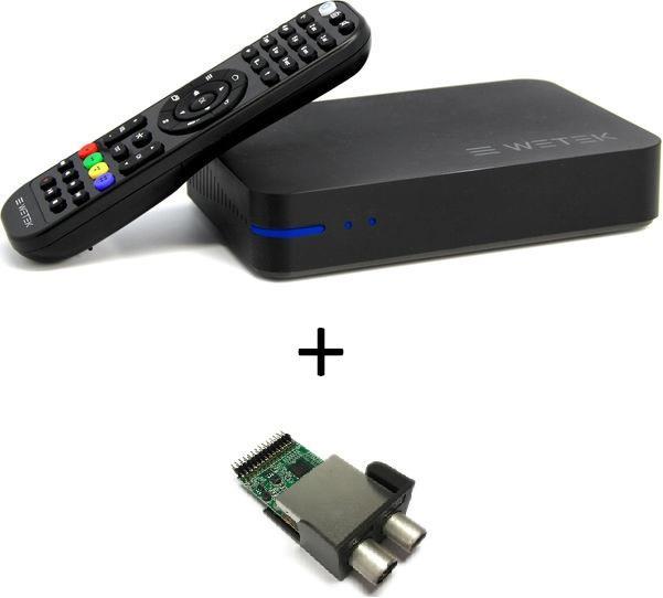 WeTek Play 2, 4K UHD & Kabel-Tuner, Aktionsbundle
