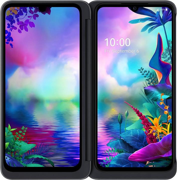 Produktbild LG G8X Dual Screen (128 GB, Black, 6.40", Hybrid Dual SIM, 12 Mpx, 4G)