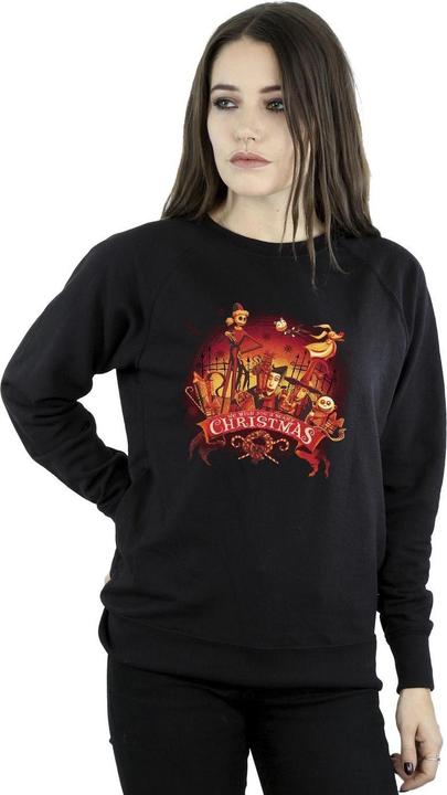 Immagine prodotto Disney The Nightmare Before Christmas Scary Christmas Felpa Donna (L)