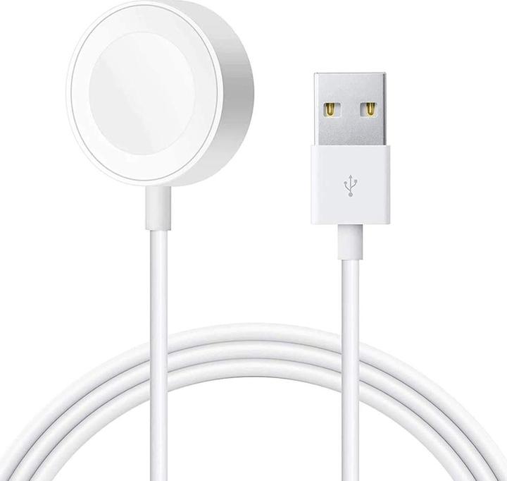 Actual product image - MX2F2ZM|A Apple Magnetic Charging Cable for Apple Watch (2 m) White (bulk pack)