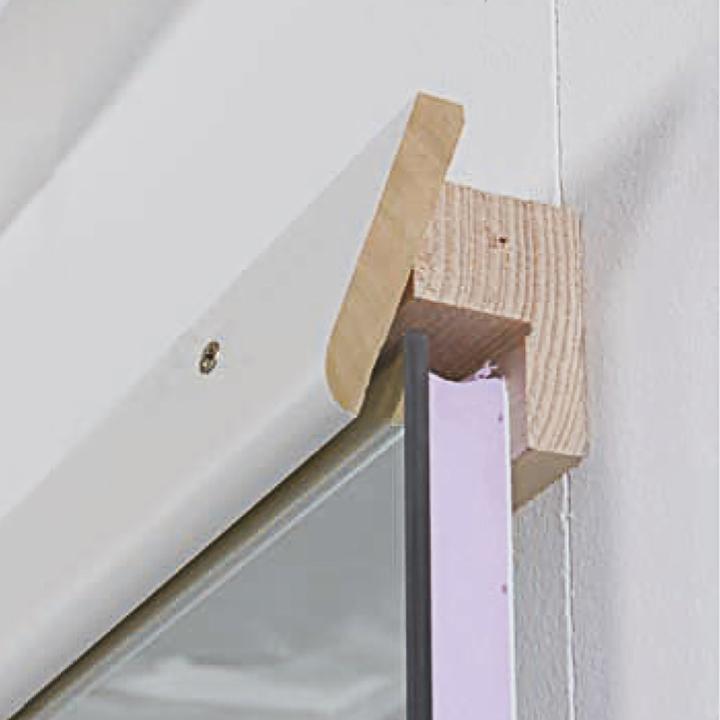 Immagine prodotto Sport-Thieme Accessori di montaggio per specchio di sicurezza in cristallo (220 x 4 x 3 cm)