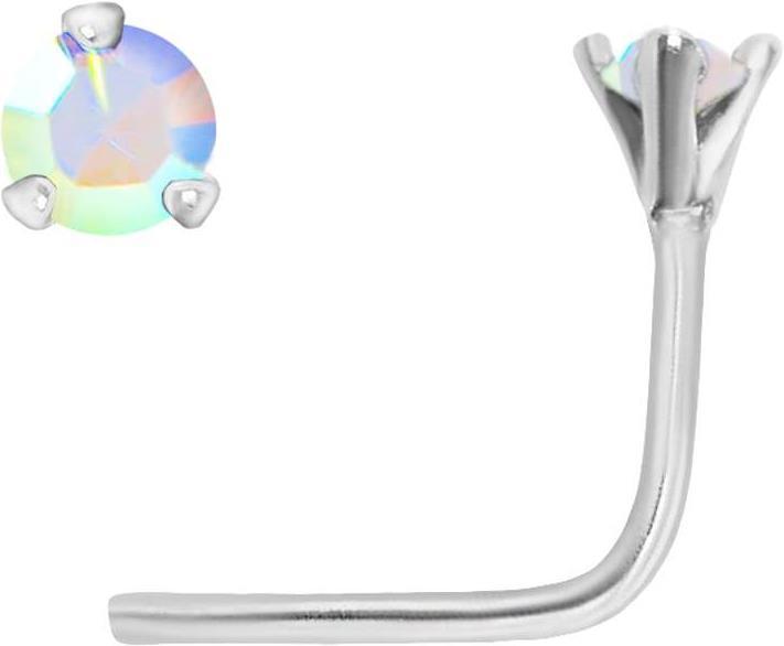 Actual product image Bijouteria Nose piercing (Silver, Zirconia)