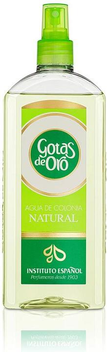 Actual product image Instituto Español GOTAS DE ORO NATURAL agua de colonia spray 400 ml (Eau de cologne, 400 ml)