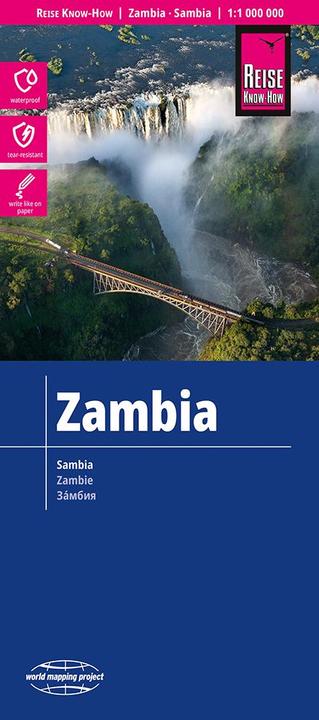 Immagine prodotto Mappa Zambia / Zambia (1:1.000.000)