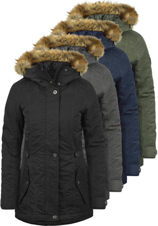 Immagine prodotto Desires Jana Giacca Lunga Invernale Giubbotto Con Capuccio Di Pelliccia Finta Parka All'Esterna Da D (XS)