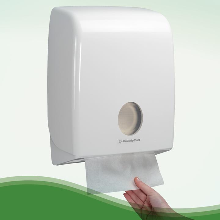Actual product image Kimberly-Clark Kimberly Clark Hostess™ Natura™ paper towels, zig-zag folding, 2-ply, 20 x 180 sheets, rec... (3600 x)