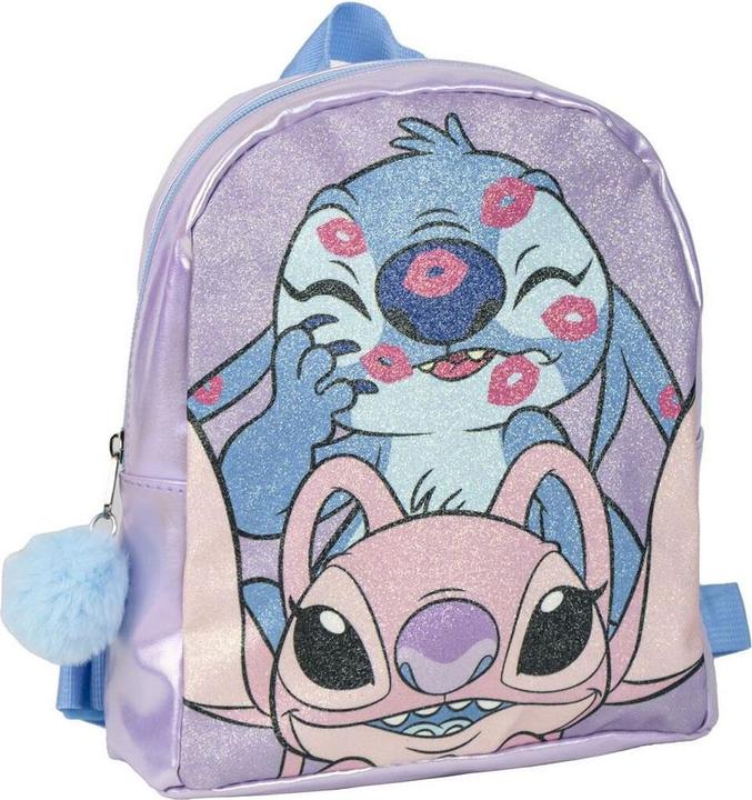 Stitch Lässiger Rucksack Lila 19 x 23 x 8 cm