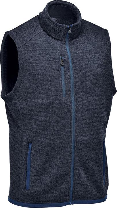 Actual product image Stormtech Mens Avalante Knitted Heather Full Zip Gilet (3XL)