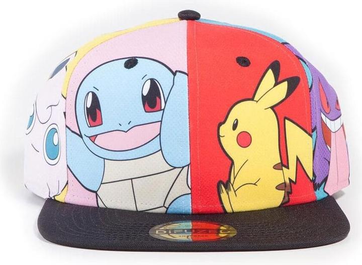 Pokémon Multi Pop Art Snapback Cap (One Size)