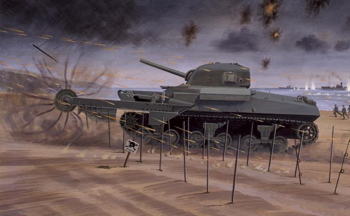 Produktbild Airfix Bausatz Panzer Sherman Crab 1:76