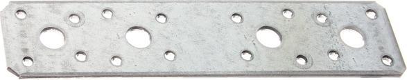 Actual product image Alberts Flat connector 180 x 40 mm, sendzimir galvanised, 1 piece (Flat connectors, 50 pcs.)