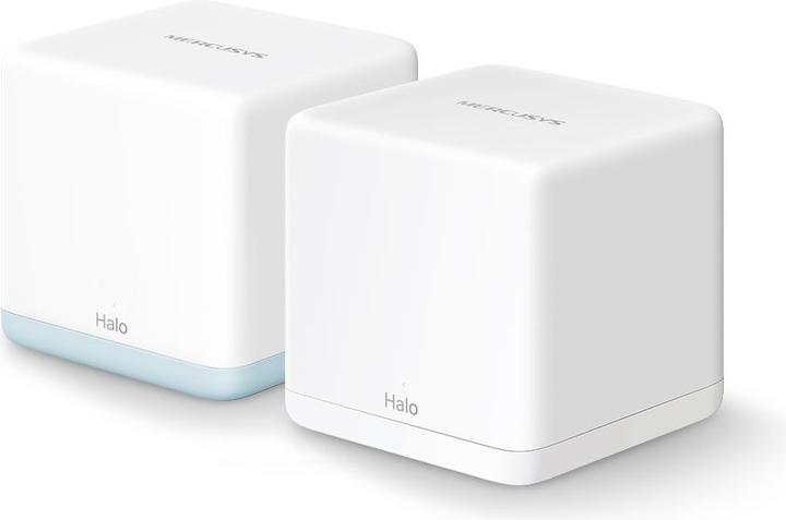 Actual product image Mercusys WL-Router Halo H1200G Home Mesh WiFi System 2-Pack