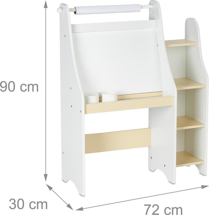 Produktbild Relaxdays Kindertafel mit Fächern und Stuhl