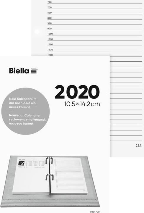 Produktbild Biella Umlegeblock gelocht gross (A6, Deutsch)