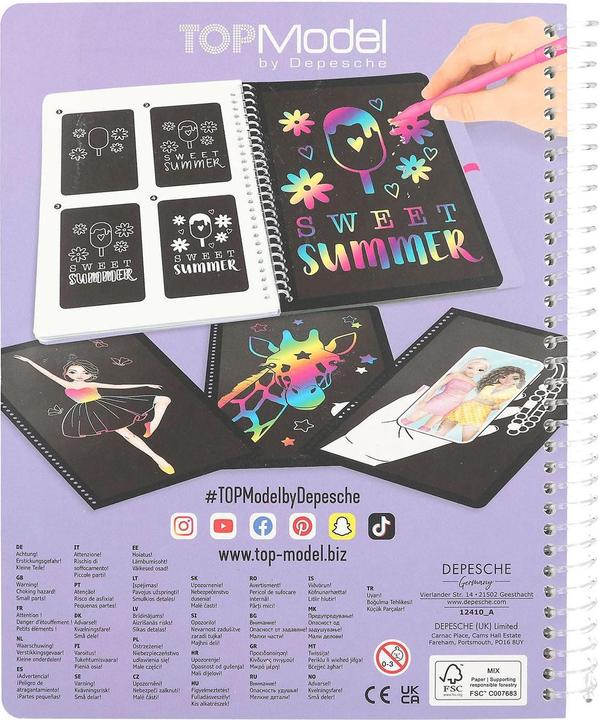 Produktbild Depesche TOPModel - Magic-Scratch Book - ( 0412410 )