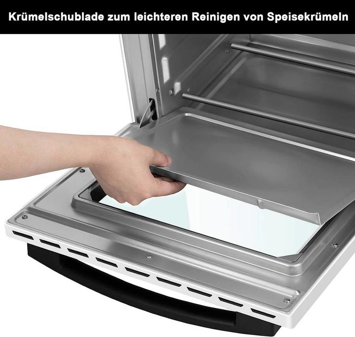 Actual product image Woltu Mini Backofen 20 Liter Weiss