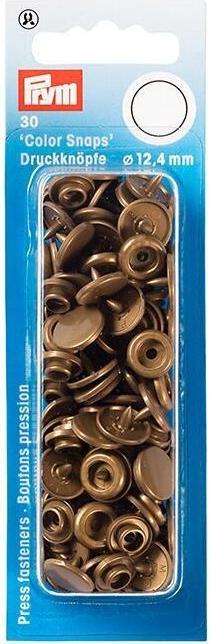 Immagine prodotto Prym Borchie a pressione senza cuciture con bottone a pressione rotondo 12,4 mm oro