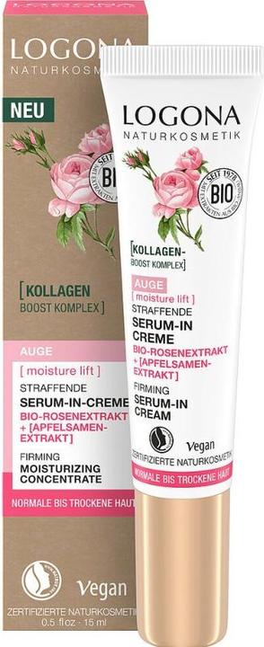 Actual product image Logona Eye Cream Firm. Moisturising. conc. (Serum, 15 ml)