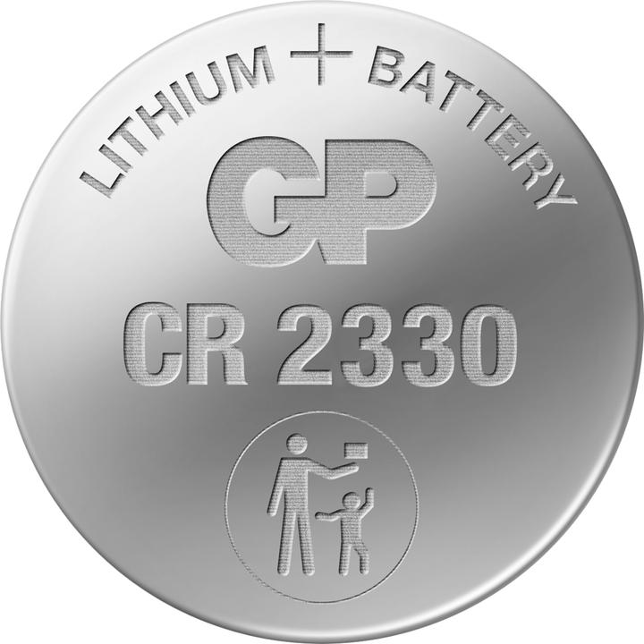 Produktbild GP Batteries GP Lithium-Knopfzelle CR2330 (1 Stk., CR2330, 260 mAh)