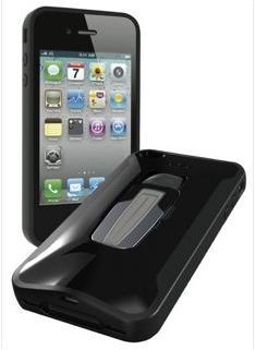 Actual product image ID8-Mobile MogoTalk XD Hardcase with integrated Bluetooth Headset for iPhone 4 (Apple iPhone 4)