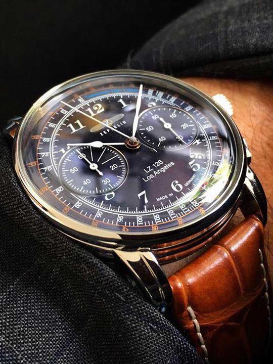 Actual product image Zeppelin LZ126 Los Angeles (Chronograph, Analogue wristwatch, 42 mm)