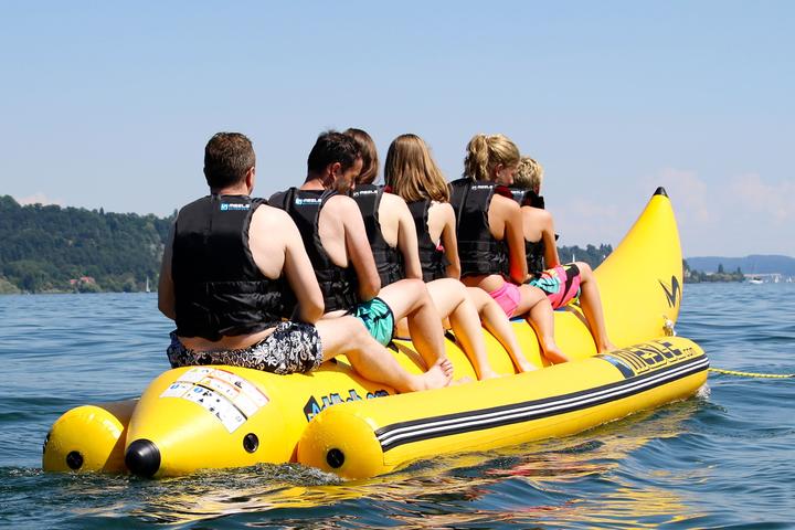 Actual product image Mesle Skibob Banana Boat Pro HD
