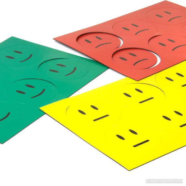 Image du produit Supermagnete Smiley des symboles magnétiques (18 x)