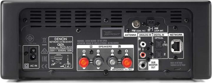 Actual product image Denon CEOL RCD-N10 (Bluetooth, Wi-Fi, 1x 65 W)