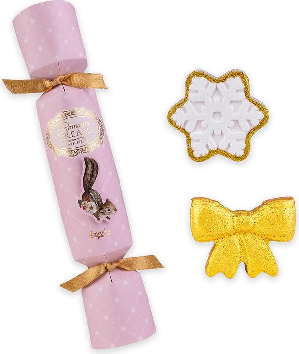 Produktbild Accentra Badebombe ROMANTIC DREAMS in Geschenkbox, Duft: Tea Rose & Velvet (Badekugeln)