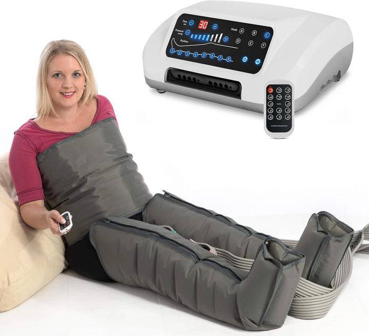 Produktbild Venen Engel 8 Premium Massage-Gerät mit Bauch- und Beinmanschetten