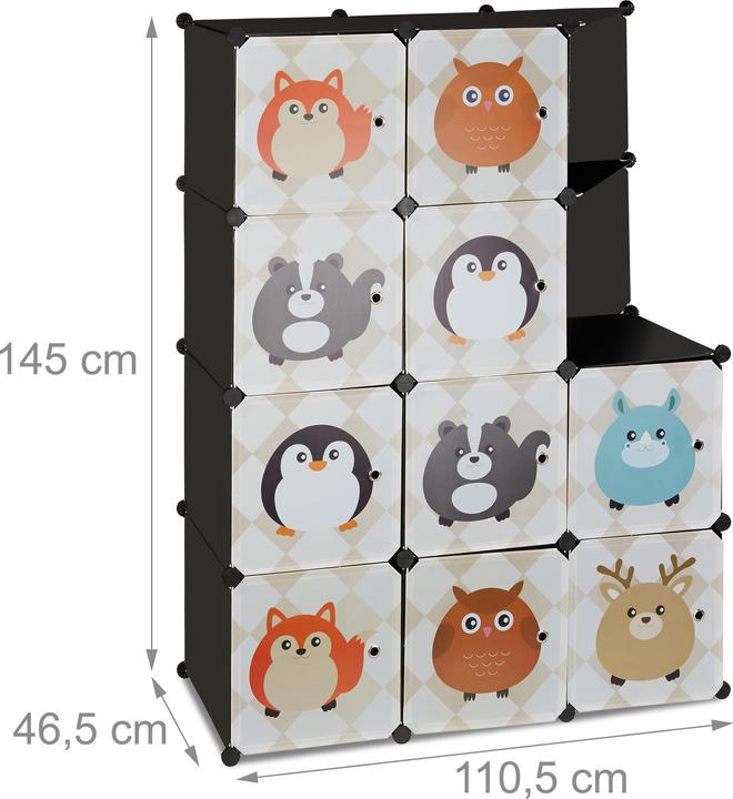 Image du produit Relaxdays Étagères sans boulons