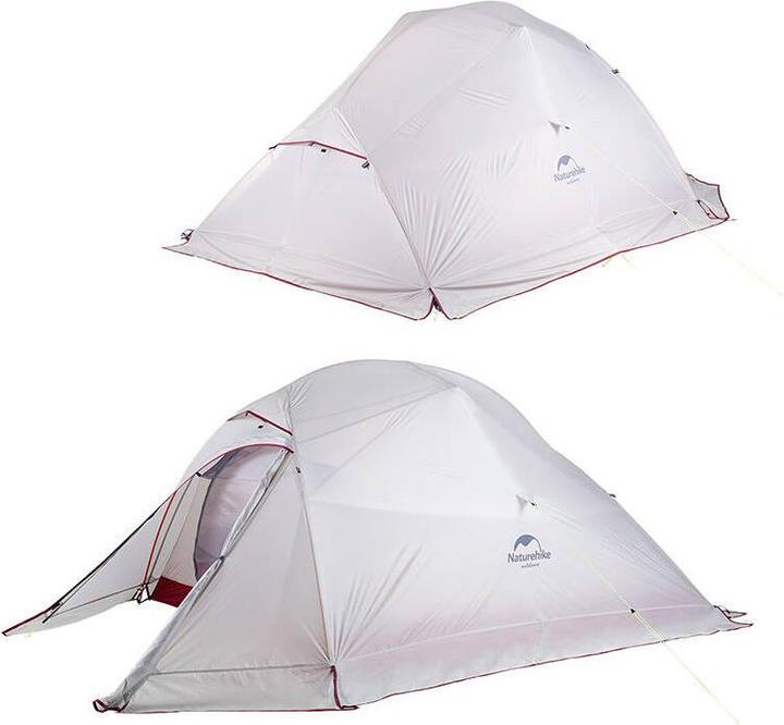 Immagine prodotto Naturehike Tenda Cloud up 3 ultraleggera per 3 personeGrigio chiaro (Tenda, 2.12 kg, 3 persone)