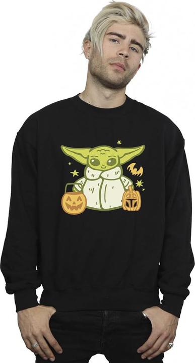Actual product image Star Wars Mens Trick Or Treat Grogu Sweatshirt (XL)