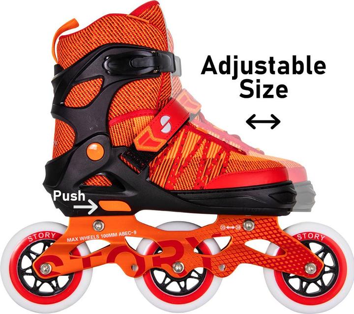 Actual product image Story Urban adjustable inline skates orange 39-42 (1100005047911) (39)