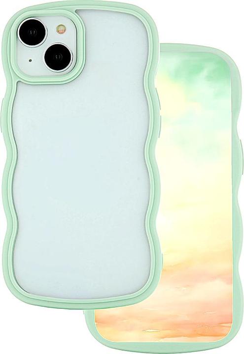 OEM Coque Wave pour iPhone 12 / 12 Pro 6,1" vert (Apple iPhone 12, Apple iPhone 12 Pro)