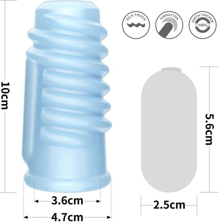 Actual product image Lovetoy Vibrating Spiral Knights Ring