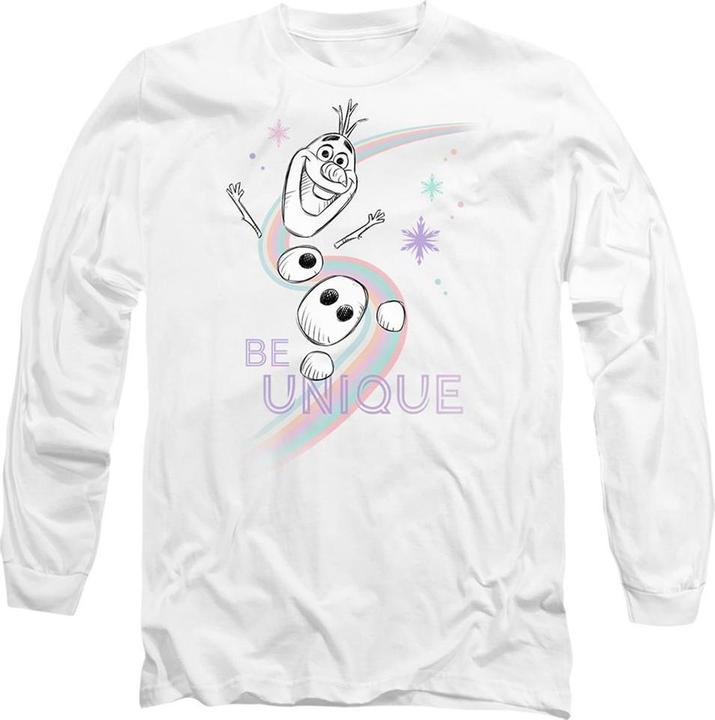 Immagine prodotto Disney Frozen Be Unique Maglietta Olaf Arcobaleno Adulto Unisex (S)