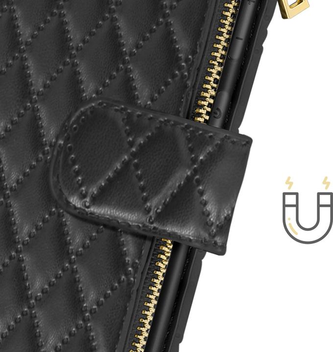 Produktbild Avizar Quilted Charm Wallet Cover Series (Samsung Galaxy S24 Ultra)