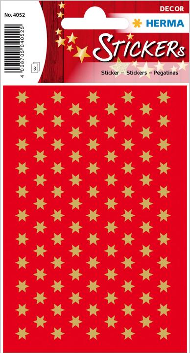 Actual product image HERMA Sticker stars